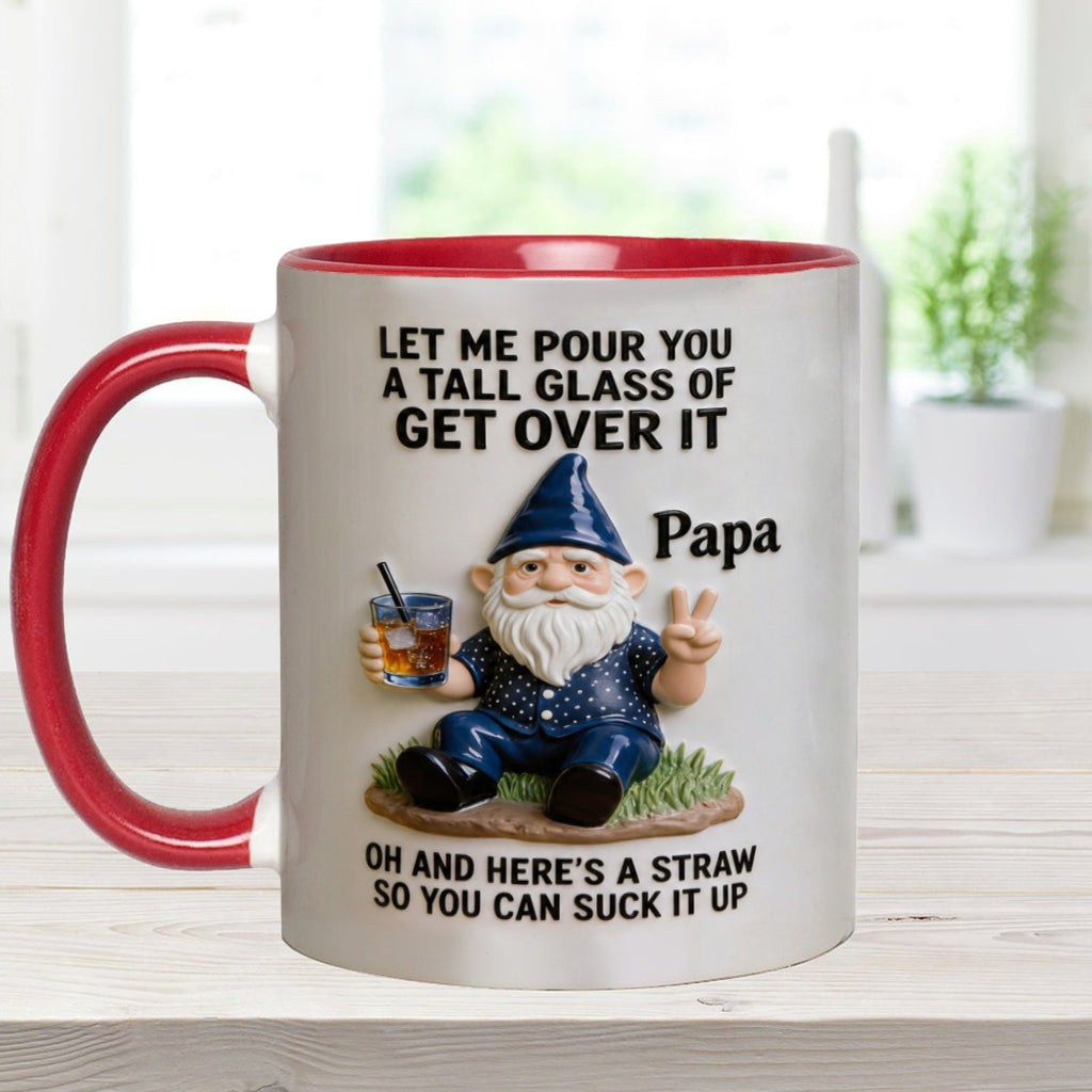 Laissez-moi vous servir un grand verre de sarcasme - Mug personnalisé