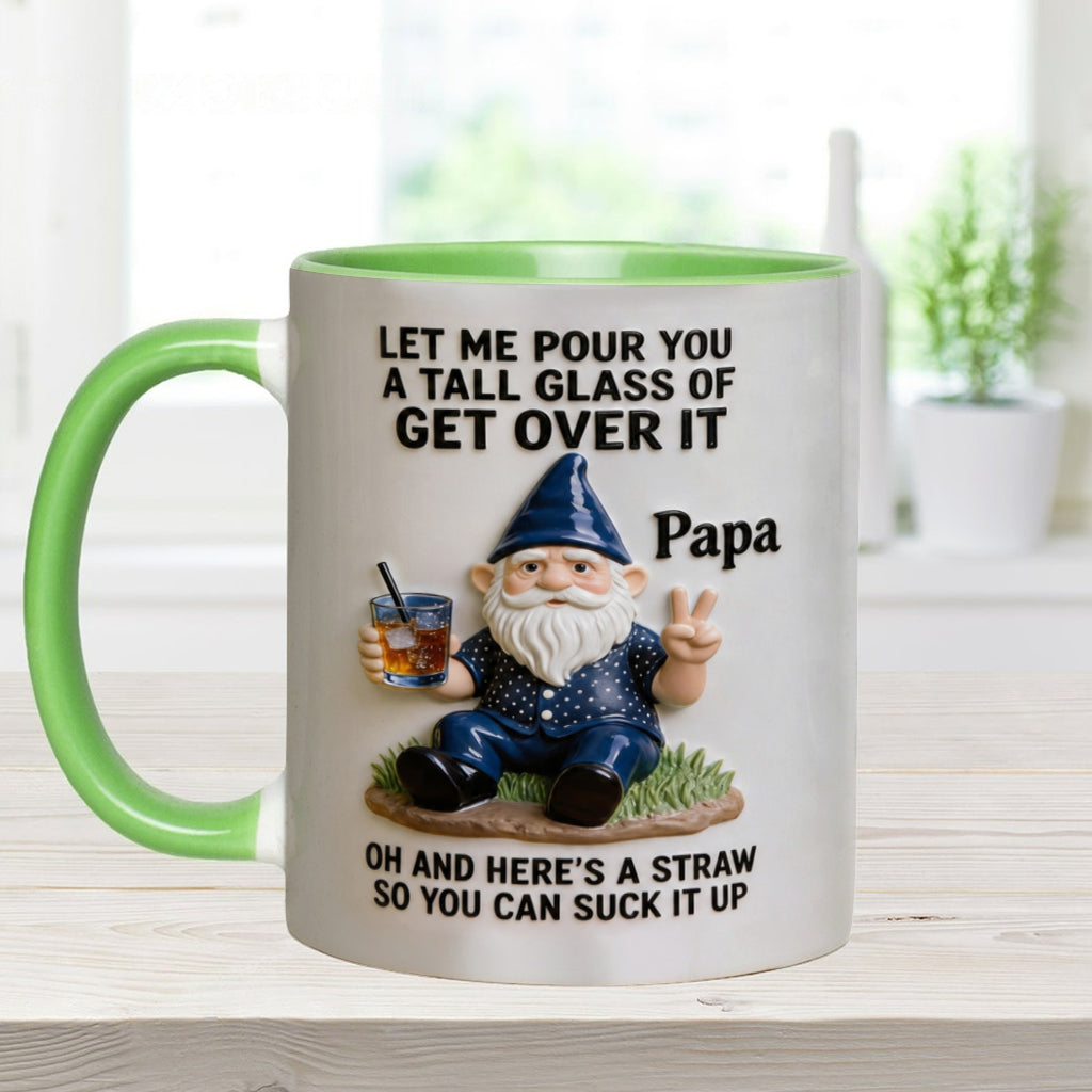 Laissez-moi vous servir un grand verre de sarcasme - Mug personnalisé