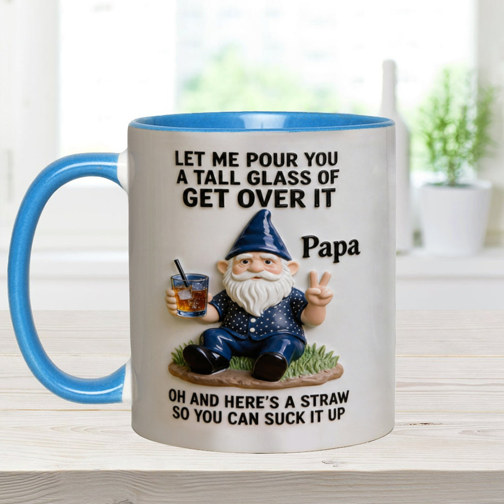 Laissez-moi vous servir un grand verre de sarcasme - Mug personnalisé
