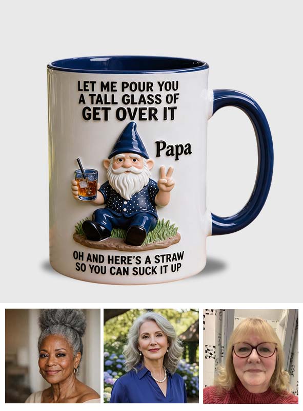 Laissez-moi vous servir un grand verre de sarcasme - Mug personnalisé