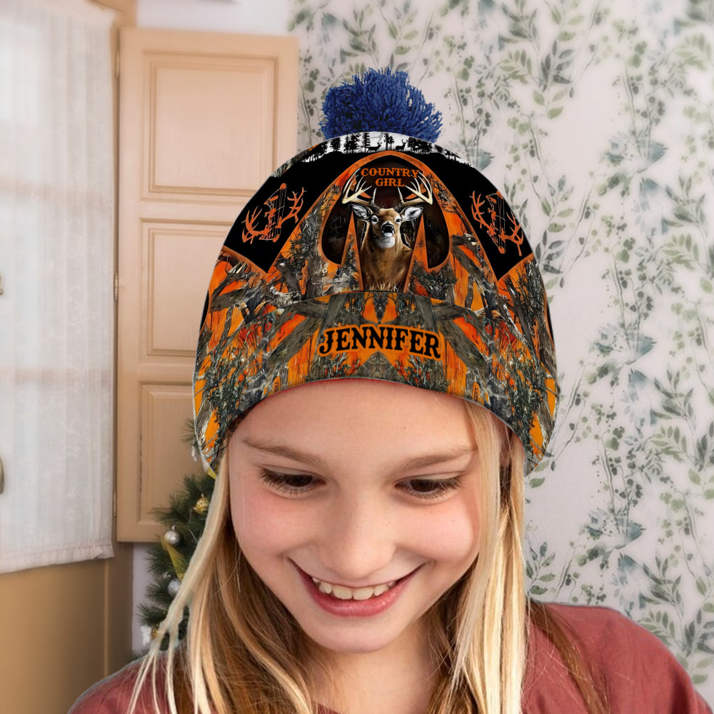 Bonnet de chasse personnalisé Country Girl