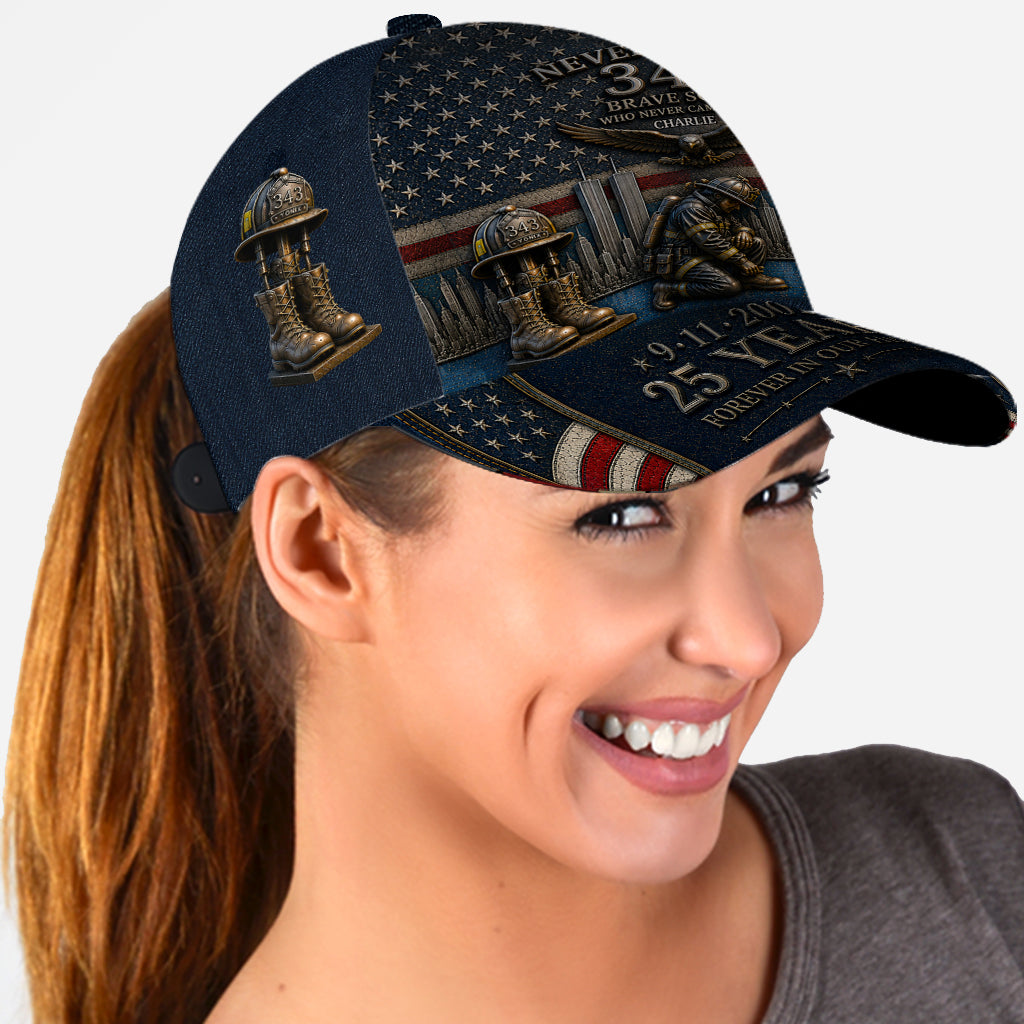 Firefighter 9/11 25th Anniversary Memorial - Personalized Firefighter Classic Cap