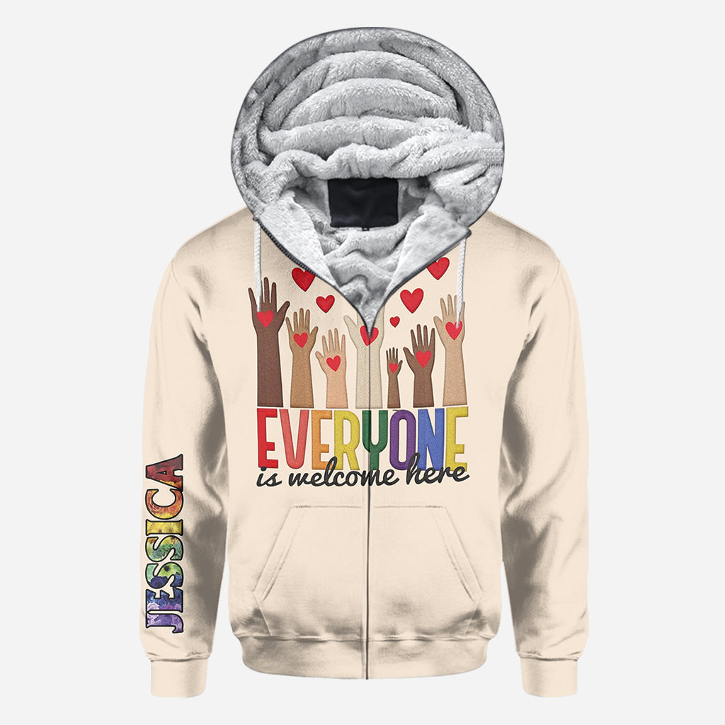 Bienvenue à tous ! - T-shirt personnalisé pour enseignants