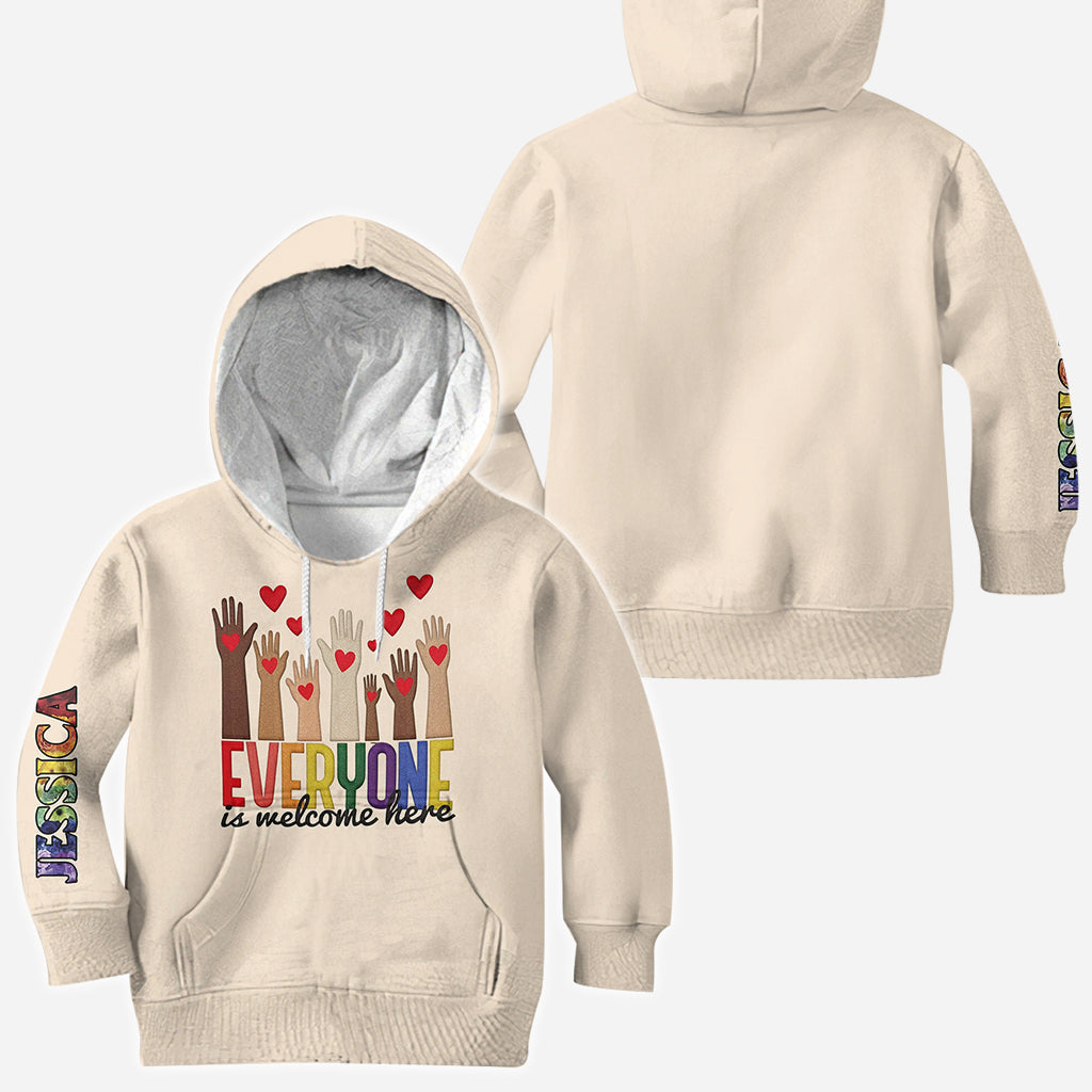 Bienvenue à tous ! - T-shirt personnalisé pour enseignants