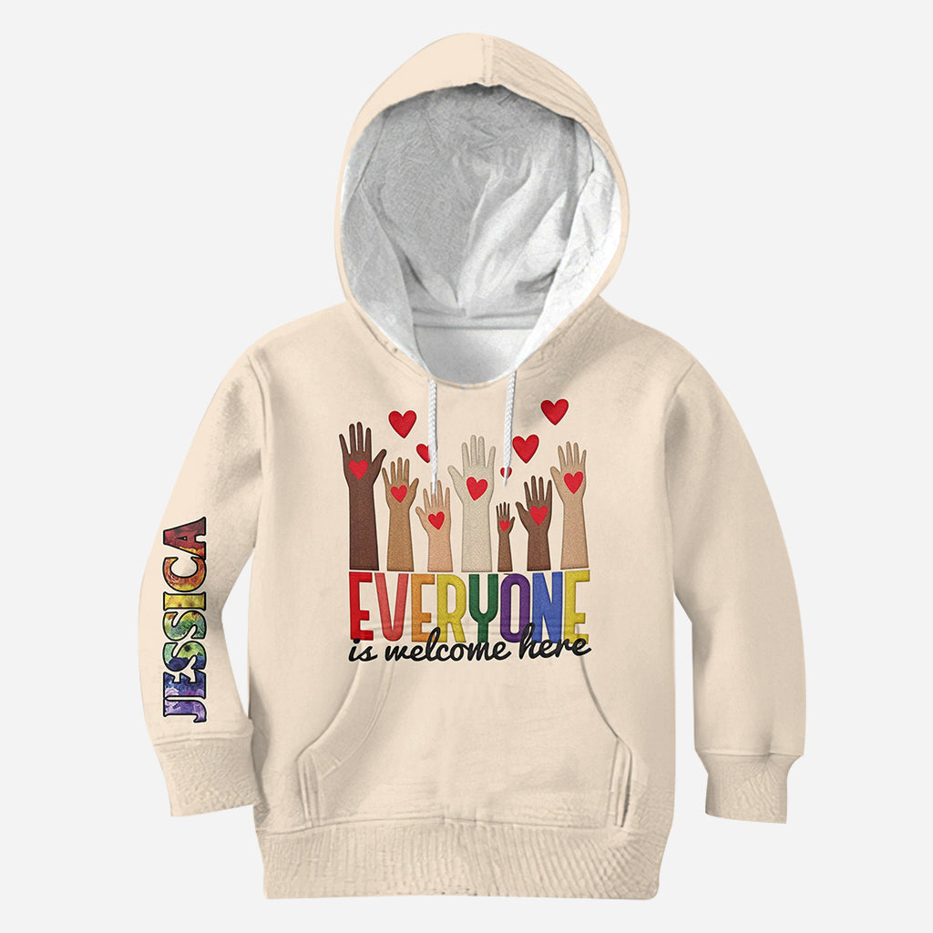 Bienvenue à tous ! - T-shirt personnalisé pour enseignants