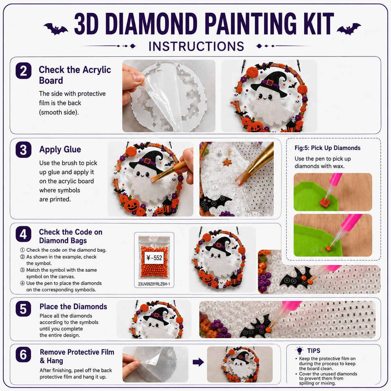 Merry Woofmas - Personalized Dog Diamond Painting Ornament Kit