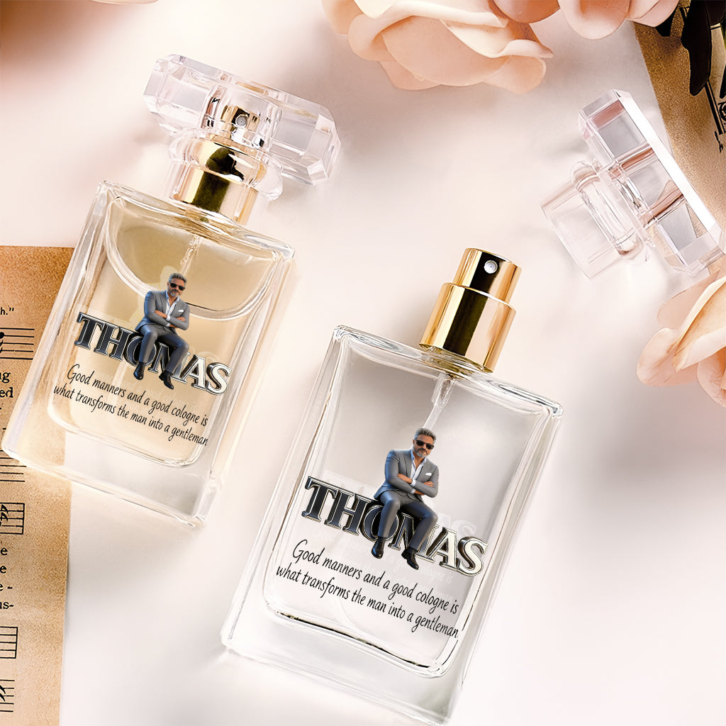 Eau de Cologne pour Homme - Toute Photo, Tout Titre - Flacon de Parfum de Luxe Personnalisable