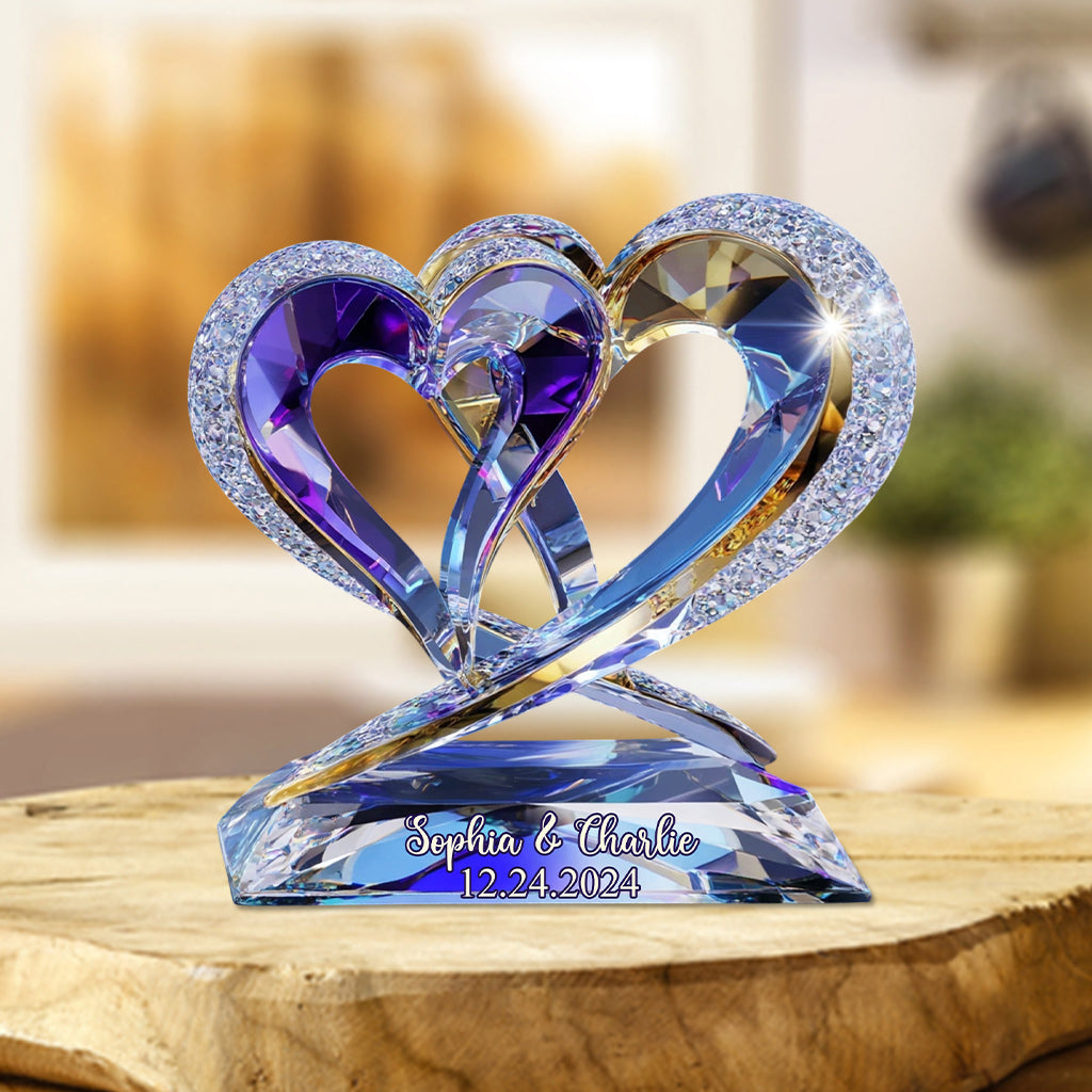 Toi et moi, on gère - Plaque acrylique personnalisée pour couple