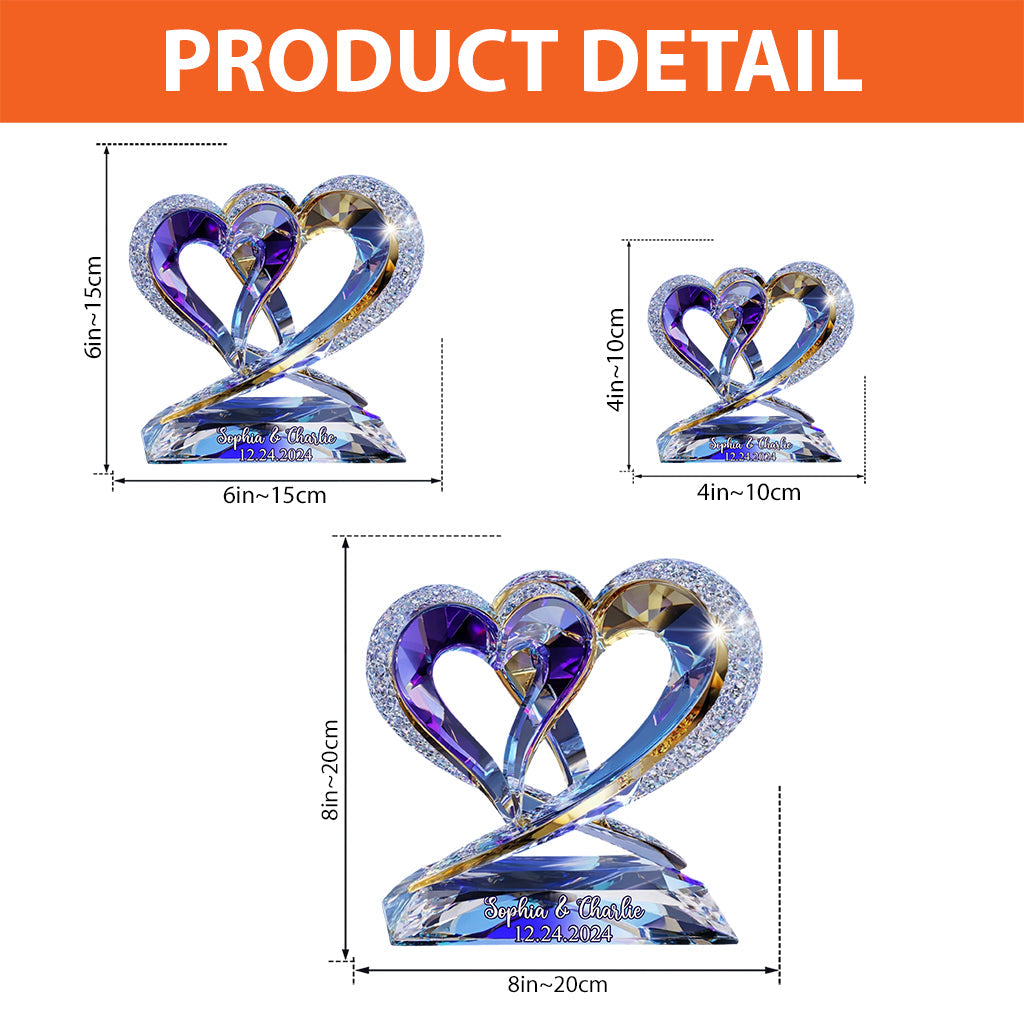 Toi et moi, on gère - Plaque acrylique personnalisée pour couple