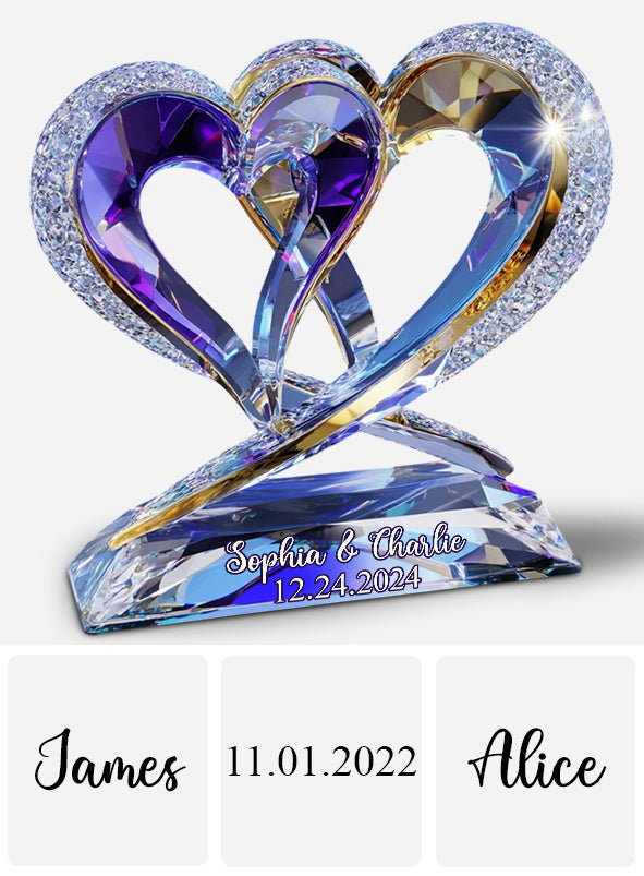 Toi et moi, on gère - Plaque acrylique personnalisée pour couple