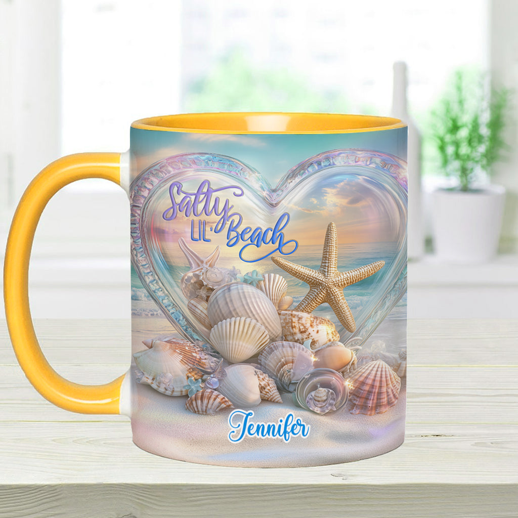 Salty Lil Beach - Personalized Sea Lover Accent Mug