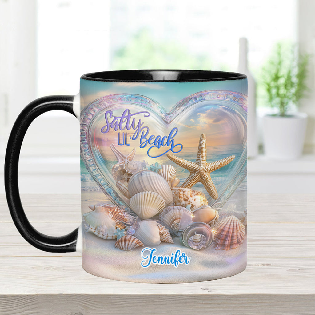 Salty Lil Beach - Personalized Sea Lover Accent Mug