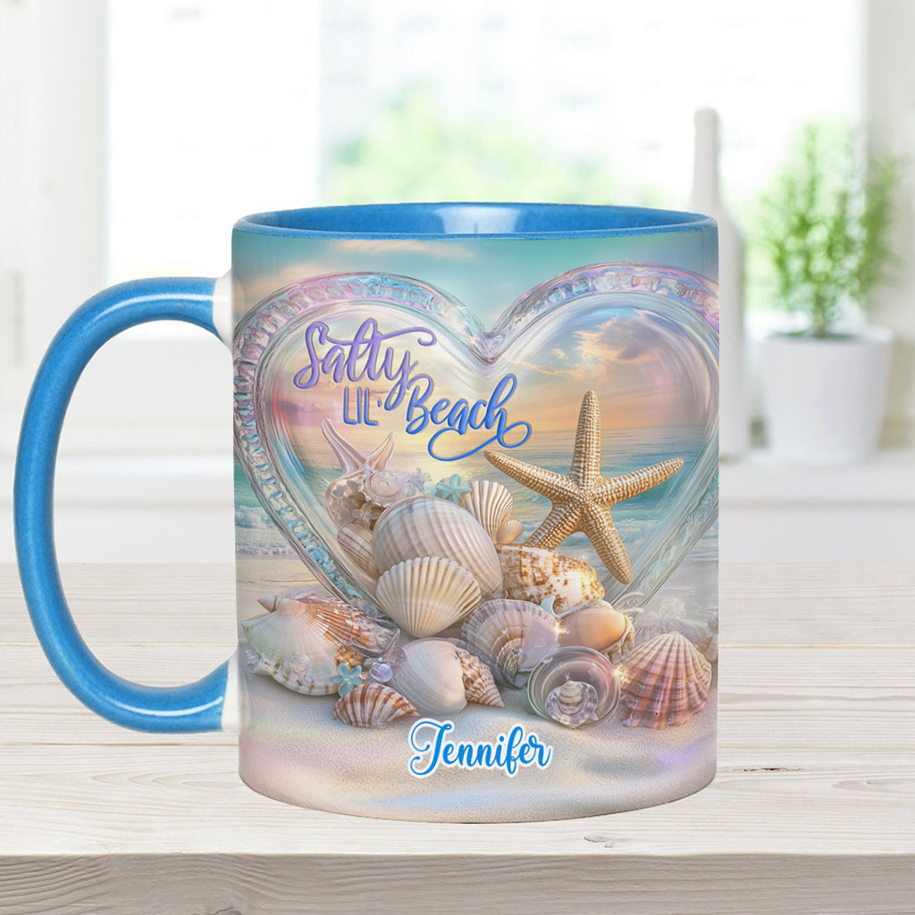Salty Lil Beach - Personalized Sea Lover Accent Mug