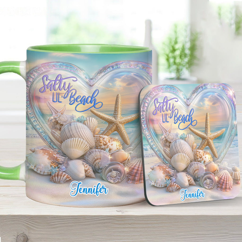 Salty Lil Beach - Personalized Sea Lover Accent Mug