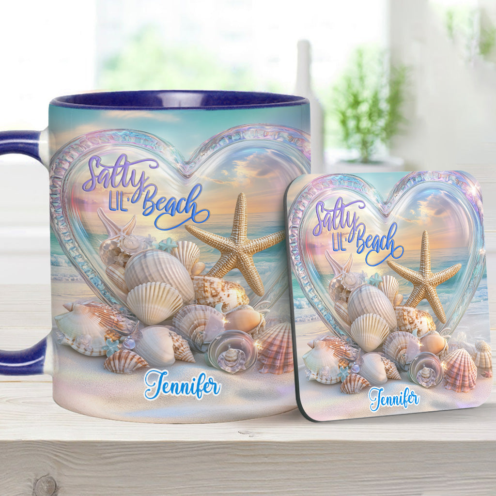 Salty Lil Beach - Personalized Sea Lover Accent Mug