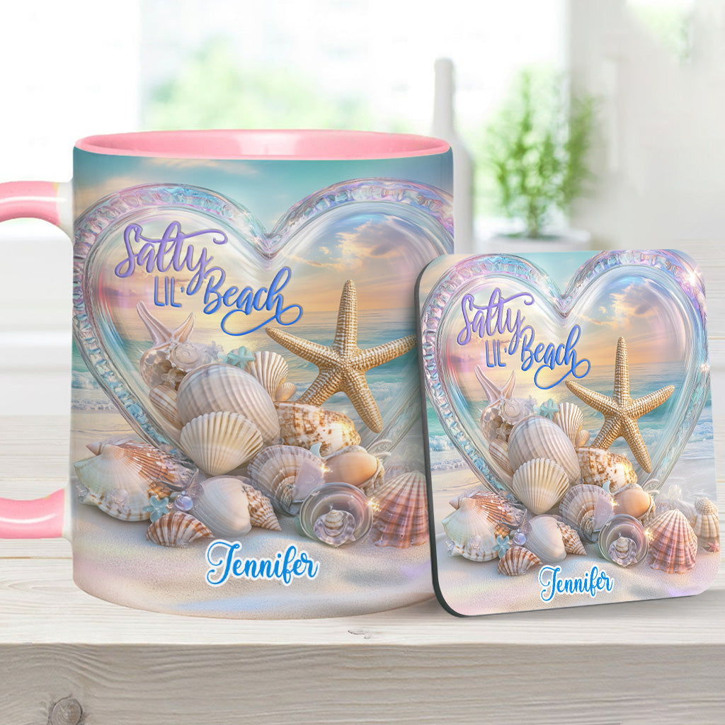 Salty Lil Beach - Personalized Sea Lover Accent Mug