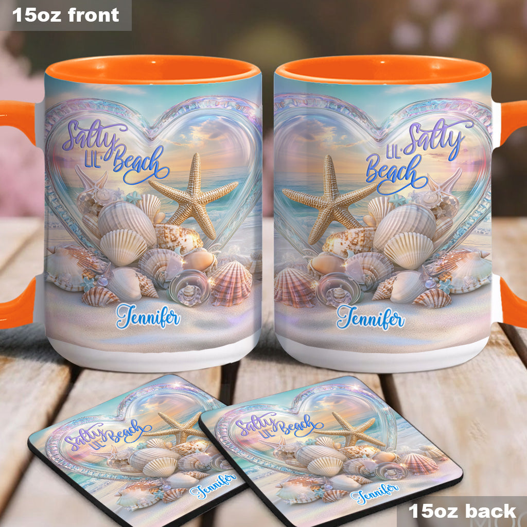 Salty Lil Beach - Personalized Sea Lover Accent Mug