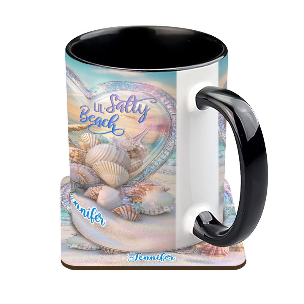 Salty Lil Beach - Personalized Sea Lover Accent Mug
