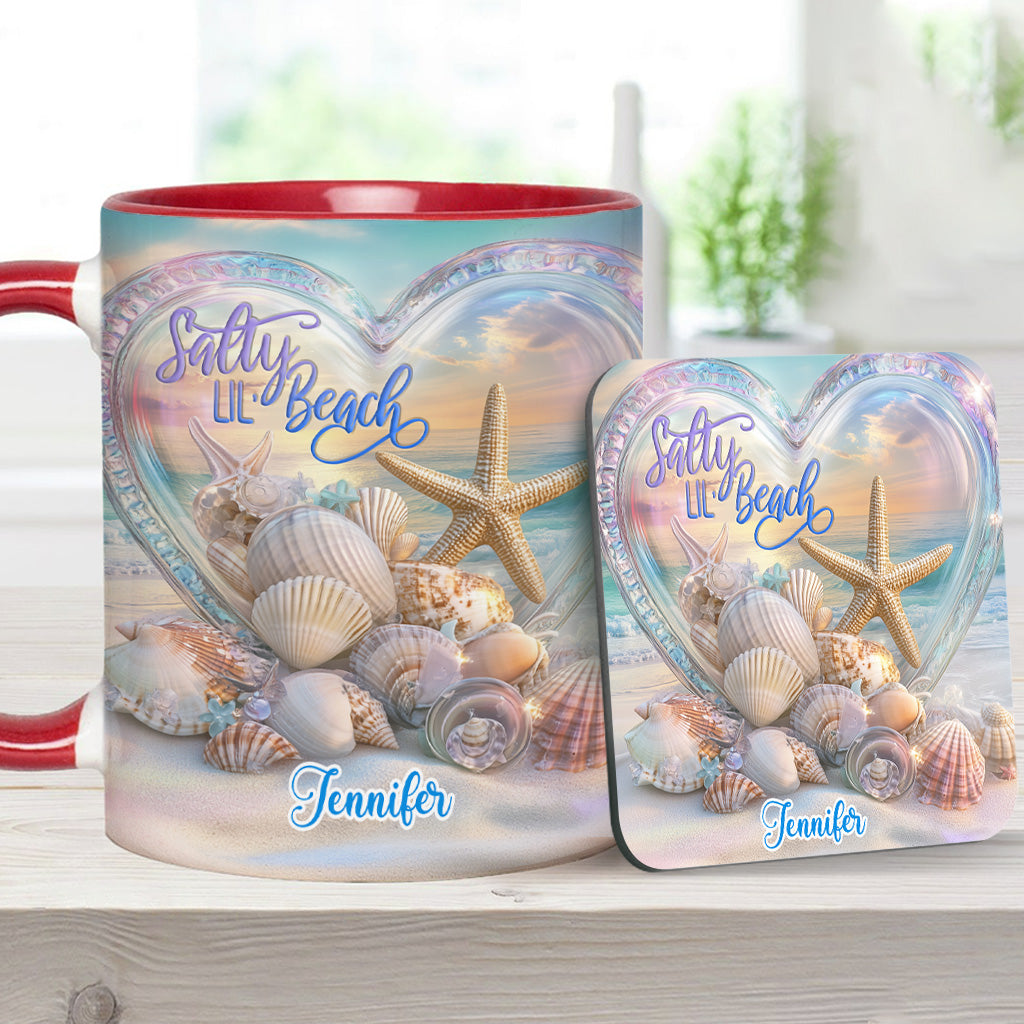 Salty Lil Beach - Personalized Sea Lover Accent Mug