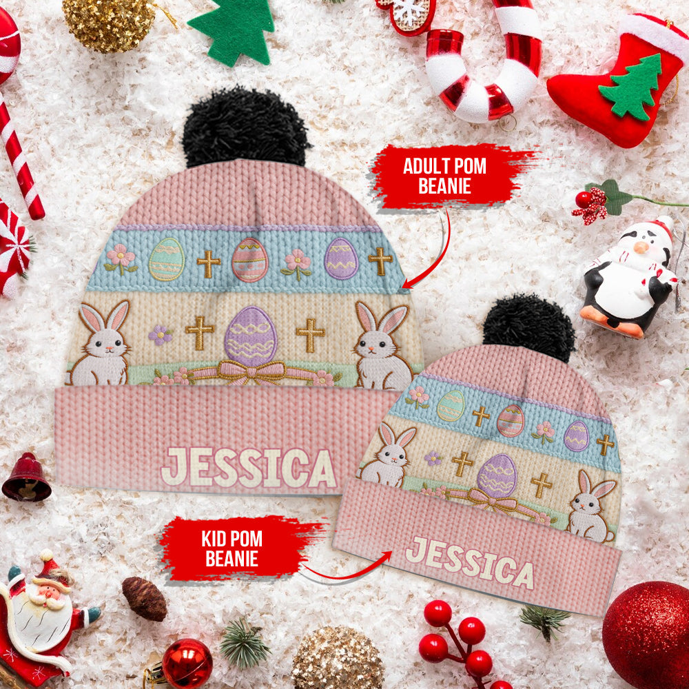 Joyeuses Pâques - Bonnet personnalisé pour enfant