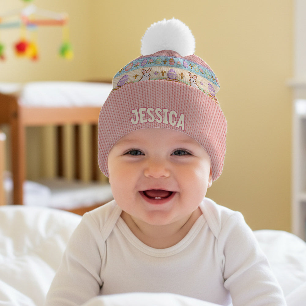 Joyeuses Pâques - Bonnet personnalisé pour enfant