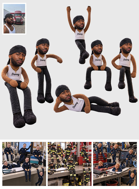 Any Job Photo - Personalized Colleague Posable Plush Doll