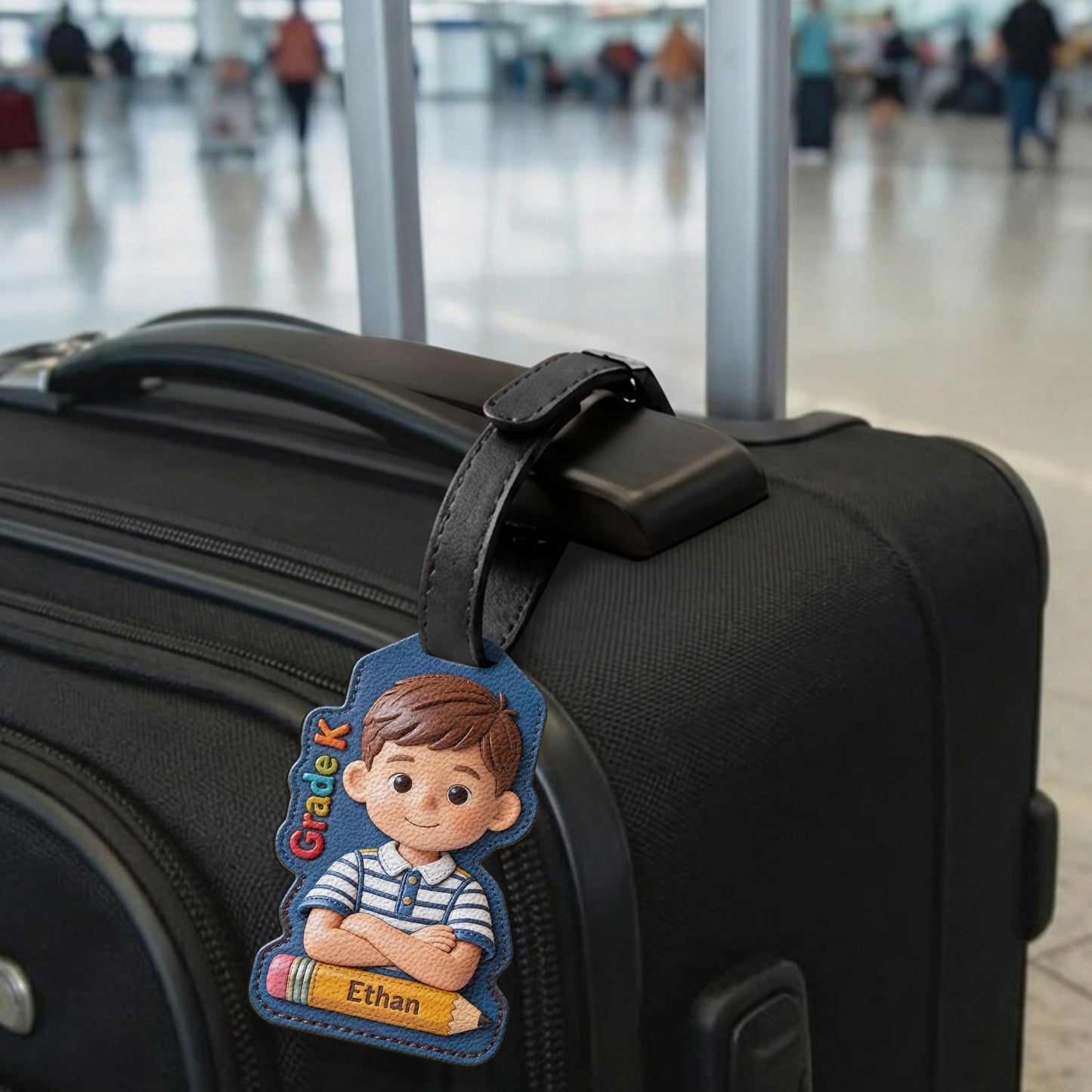 Étiquette de Bagages Personnalisée - Retour à l'École