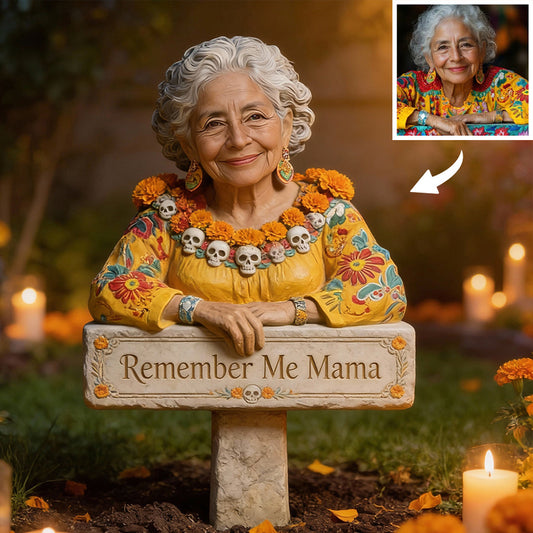 Plaque commémorative personnalisée en acrylique « Souviens-toi de moi » à partir de n'importe quelle photo - Panneau de jardin/Plaque commémorative en acrylique