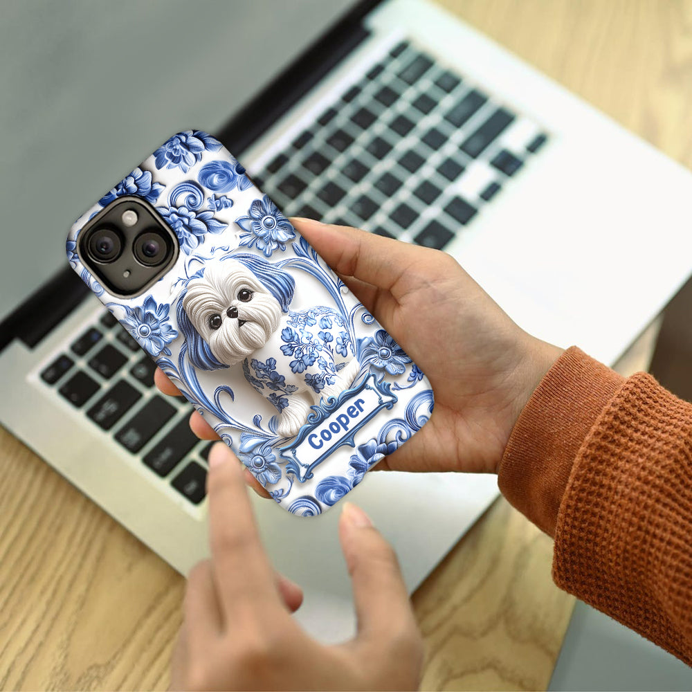 Cute Dog - Personalized Dog Full Print Phone Case