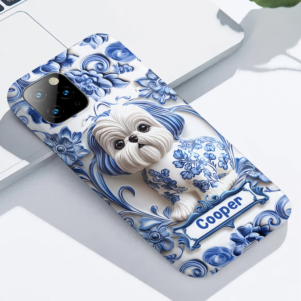 Cute Dog - Personalized Dog Full Print Phone Case