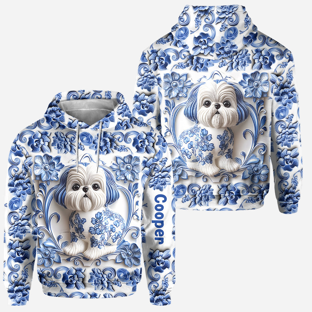 Cute Dog Shih Tzu - Personalized Dog Hoodie and Leggings