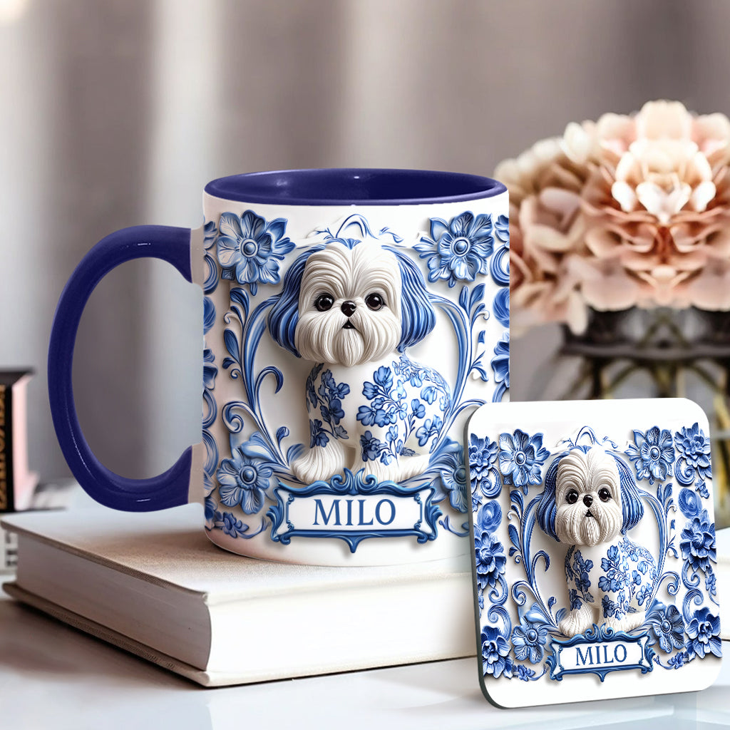 Mug personnalisé avec motif chien mignon