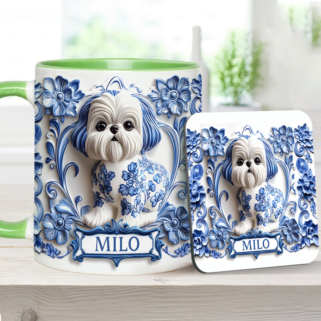 Mug personnalisé avec motif chien mignon