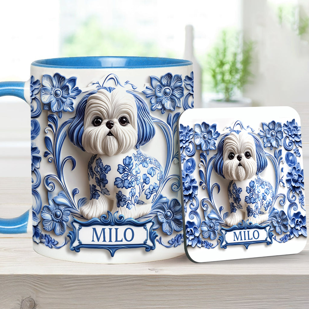 Mug personnalisé avec motif chien mignon