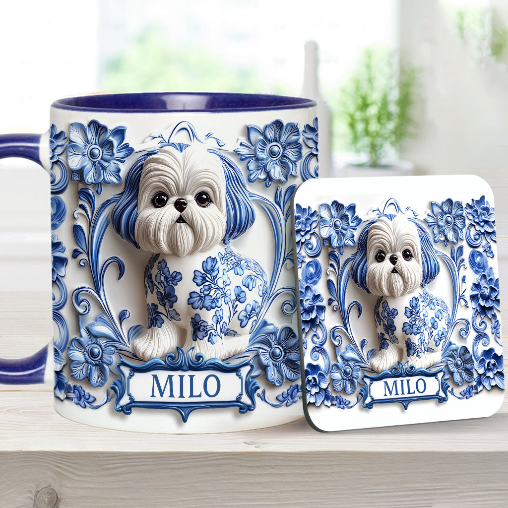 Mug personnalisé avec motif chien mignon