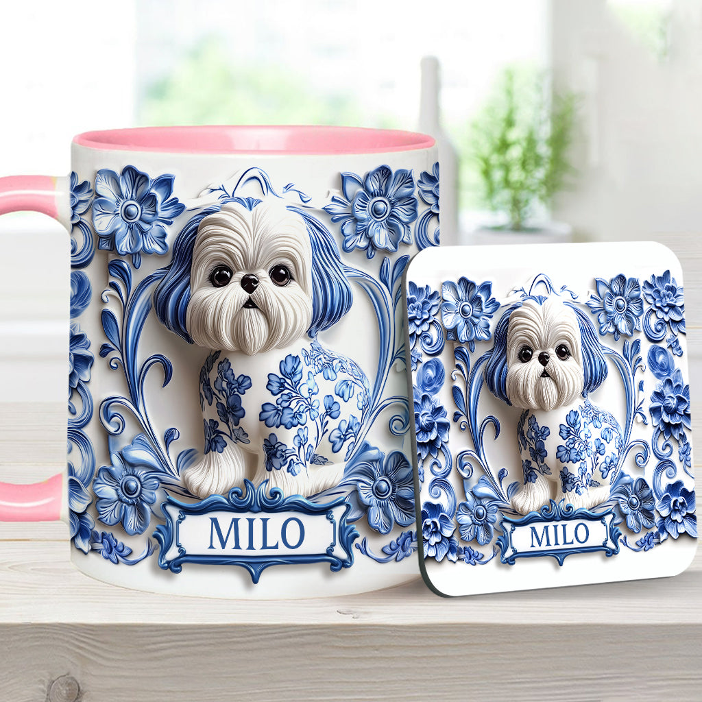 Mug personnalisé avec motif chien mignon