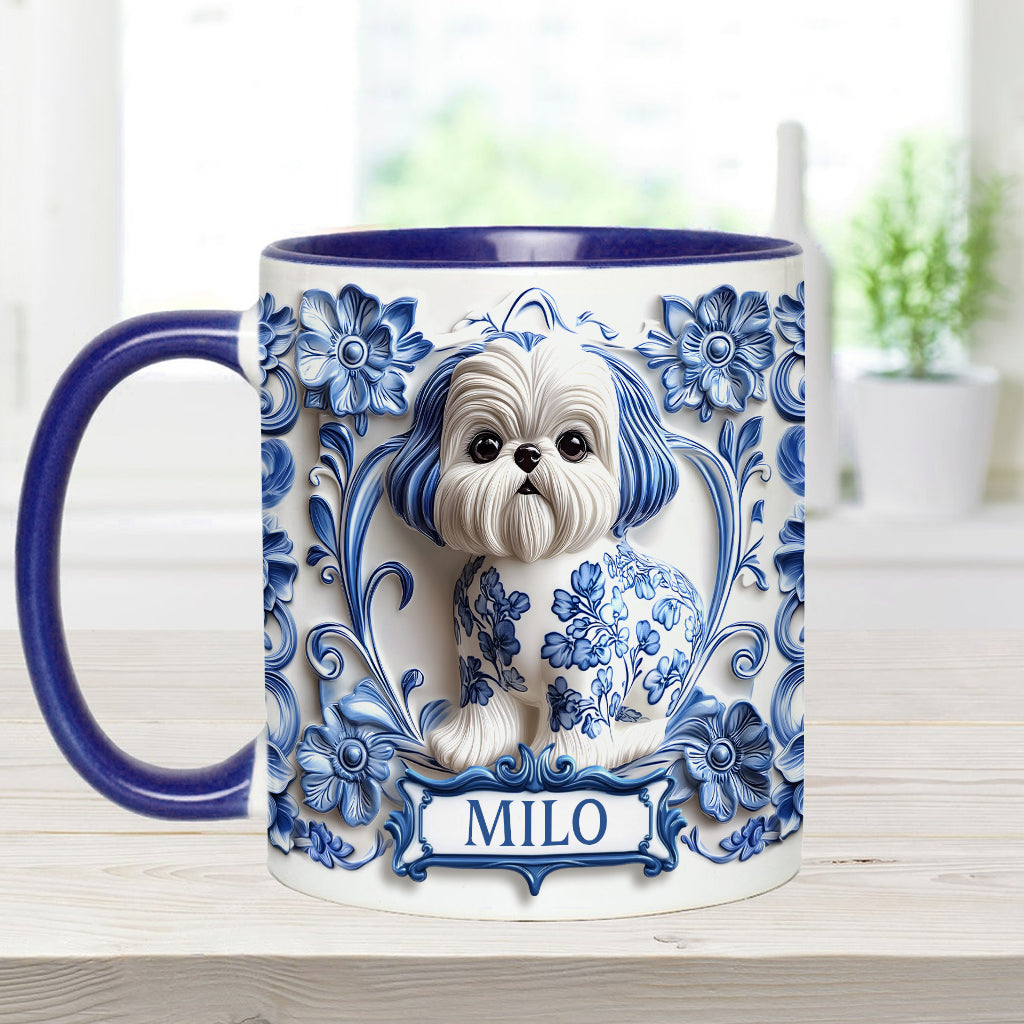 Mug personnalisé avec motif chien mignon