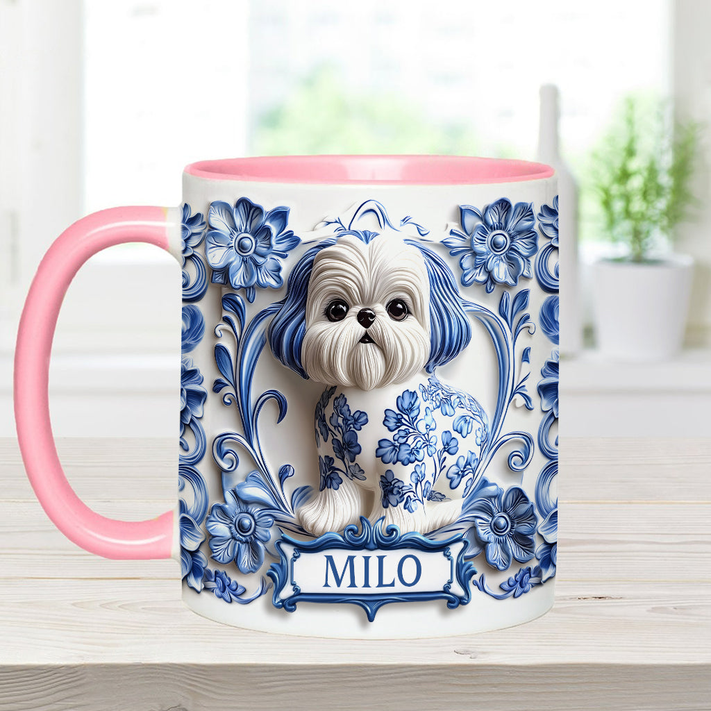 Mug personnalisé avec motif chien mignon
