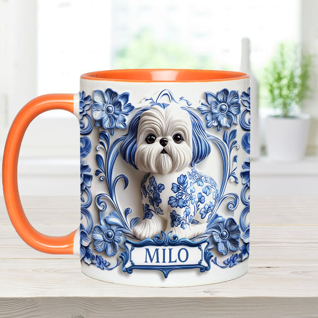 Mug personnalisé avec motif chien mignon