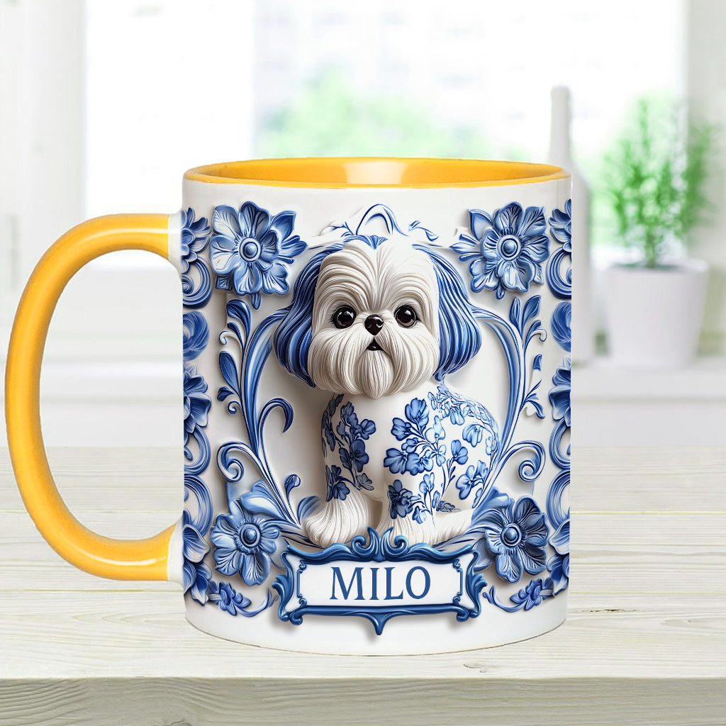 Mug personnalisé avec motif chien mignon
