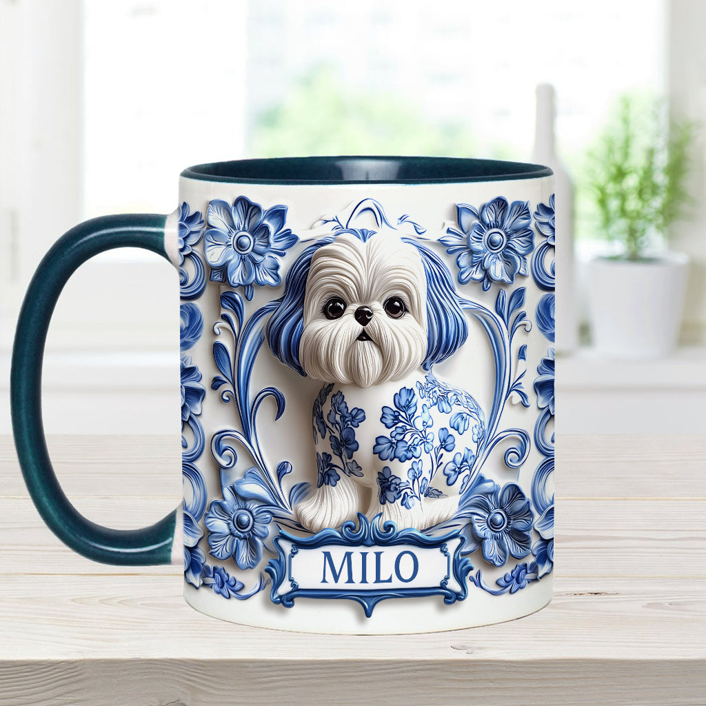 Mug personnalisé avec motif chien mignon