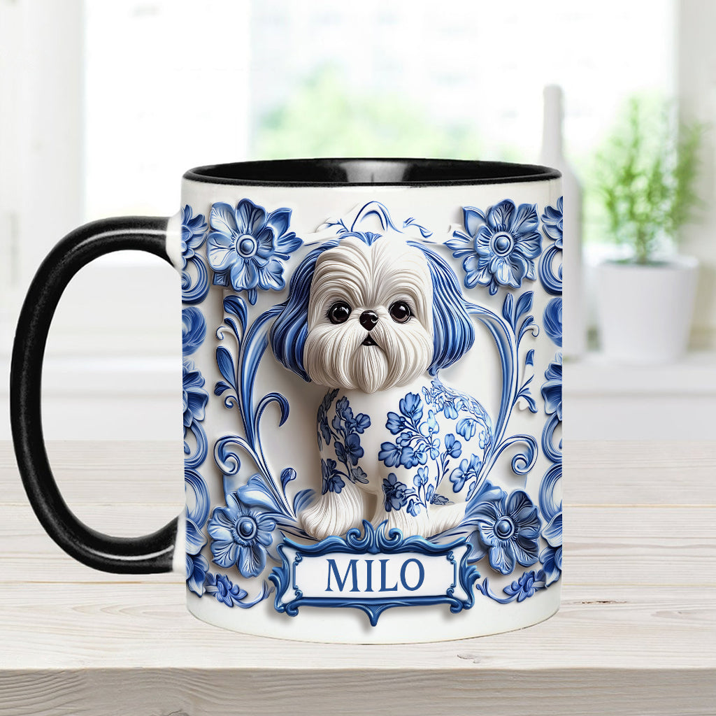 Mug personnalisé avec motif chien mignon