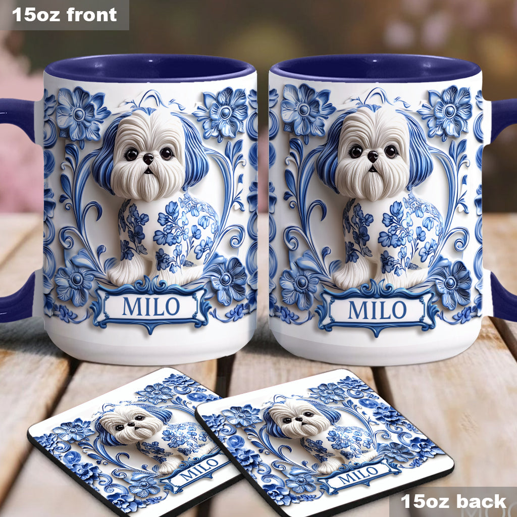 Mug personnalisé avec motif chien mignon