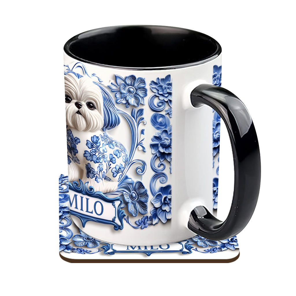 Mug personnalisé avec motif chien mignon
