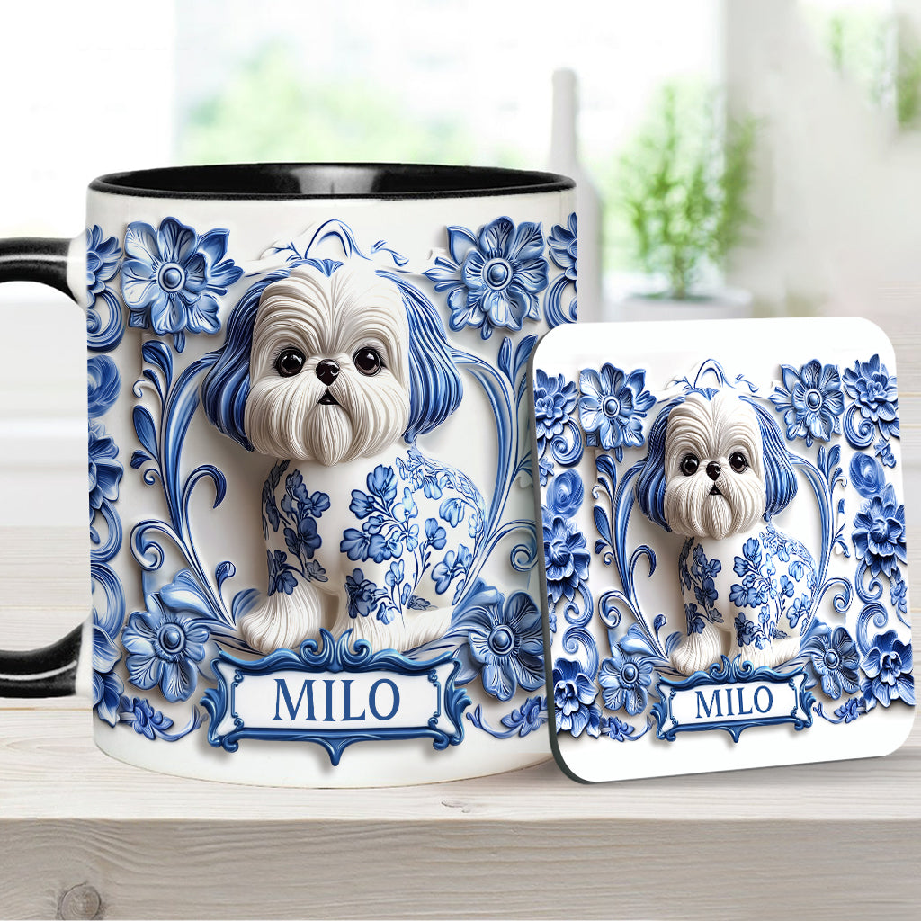 Mug personnalisé avec motif chien mignon