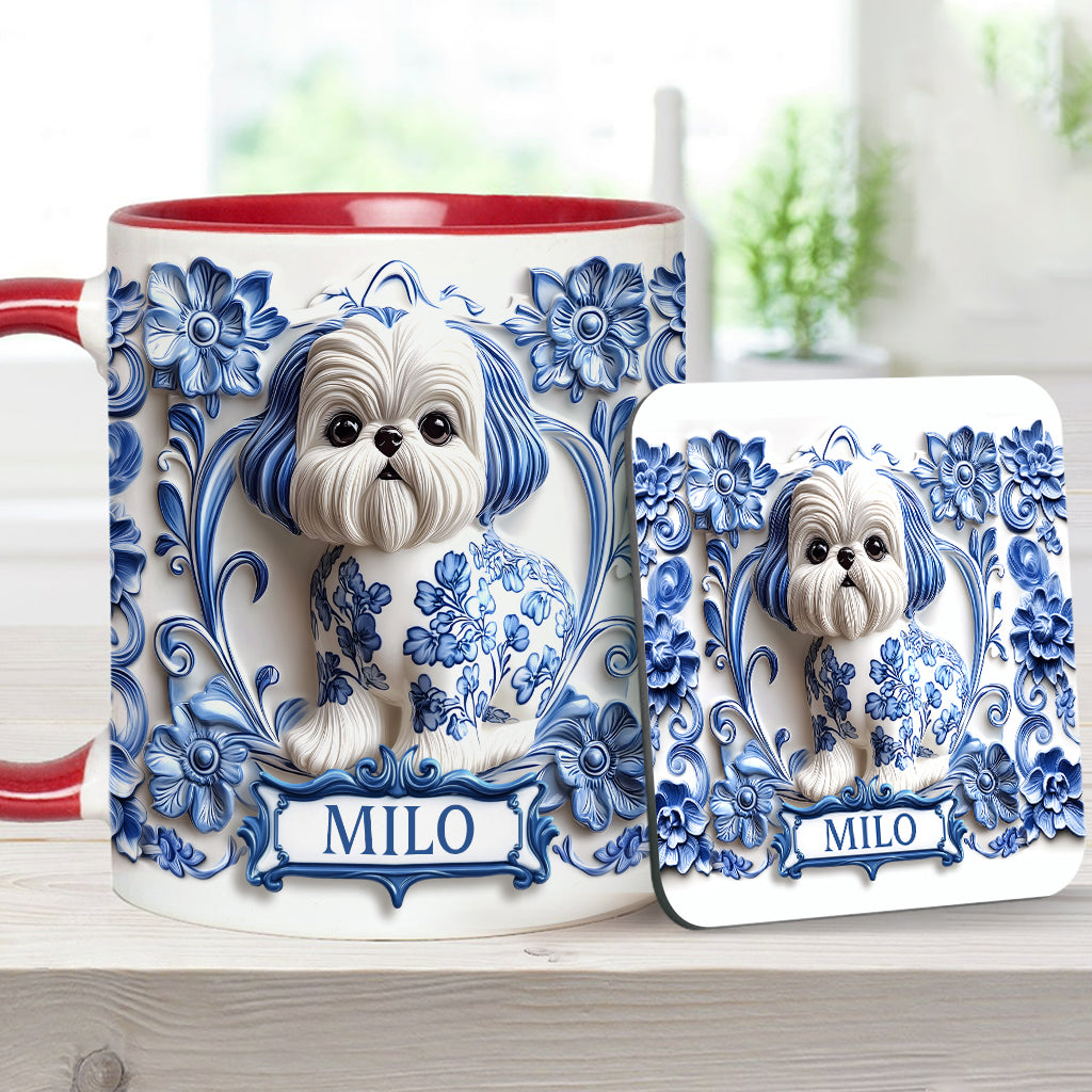 Mug personnalisé avec motif chien mignon