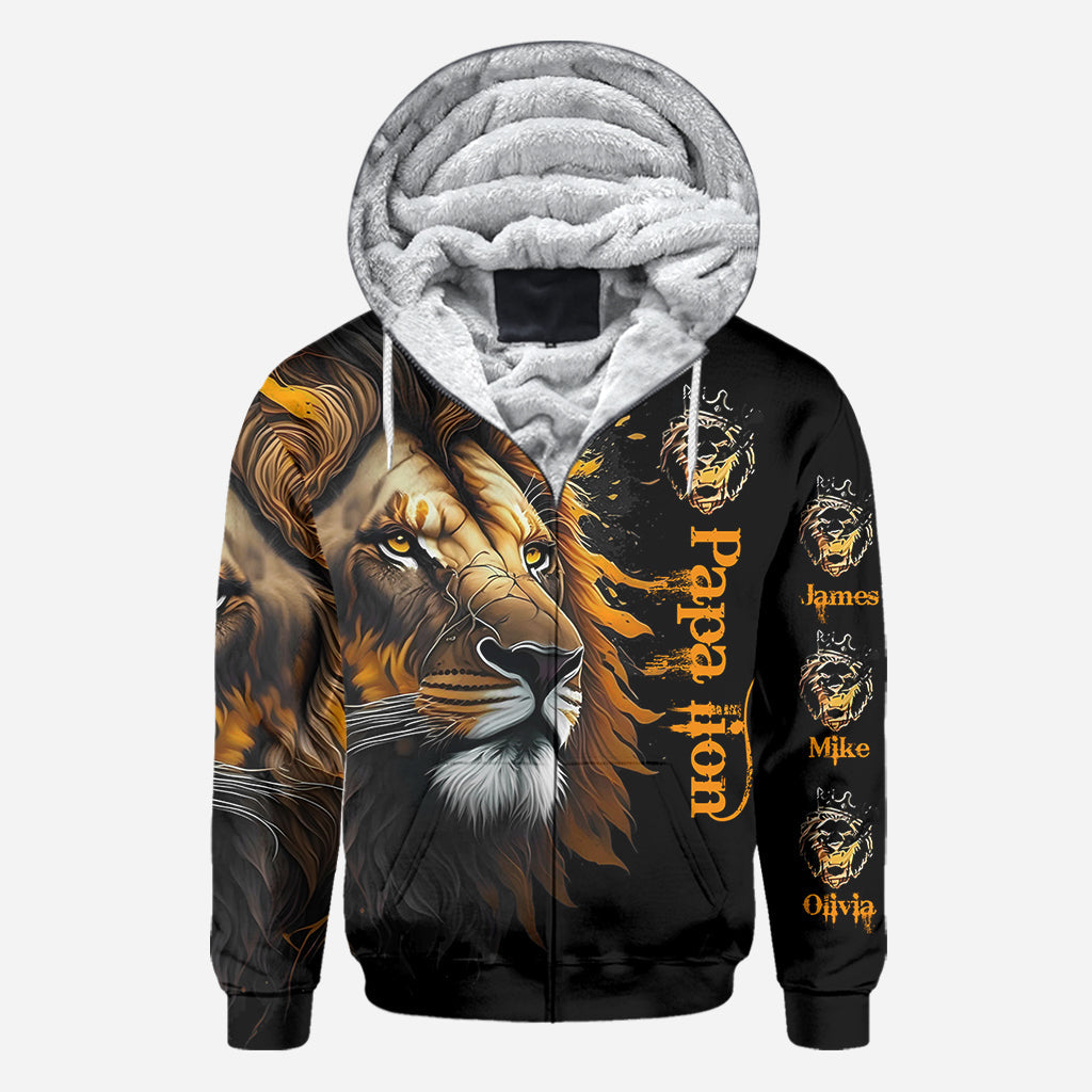Papa Lion - Personalized Father All Over Shirt