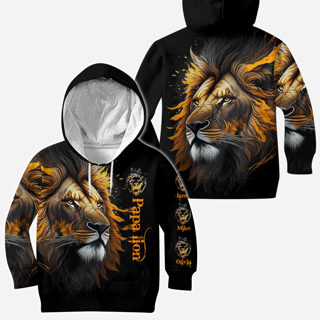Papa Lion - Personalized Father All Over Shirt
