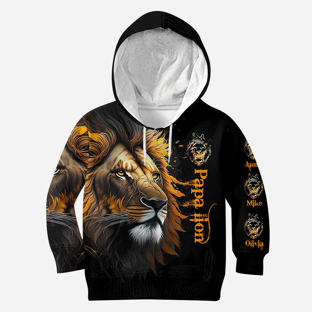 Papa Lion - Personalized Father All Over Shirt