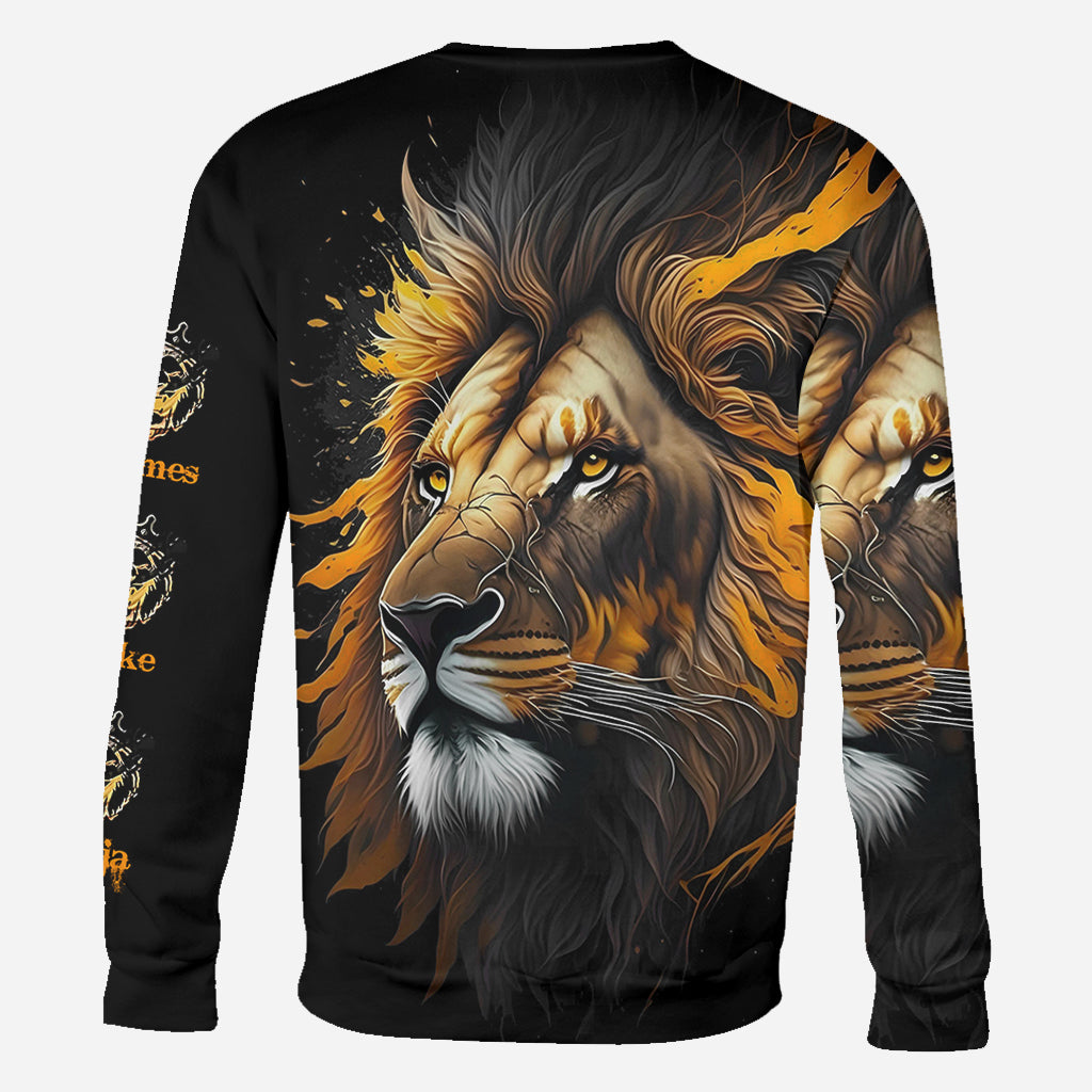 Papa Lion - Personalized Father All Over Shirt